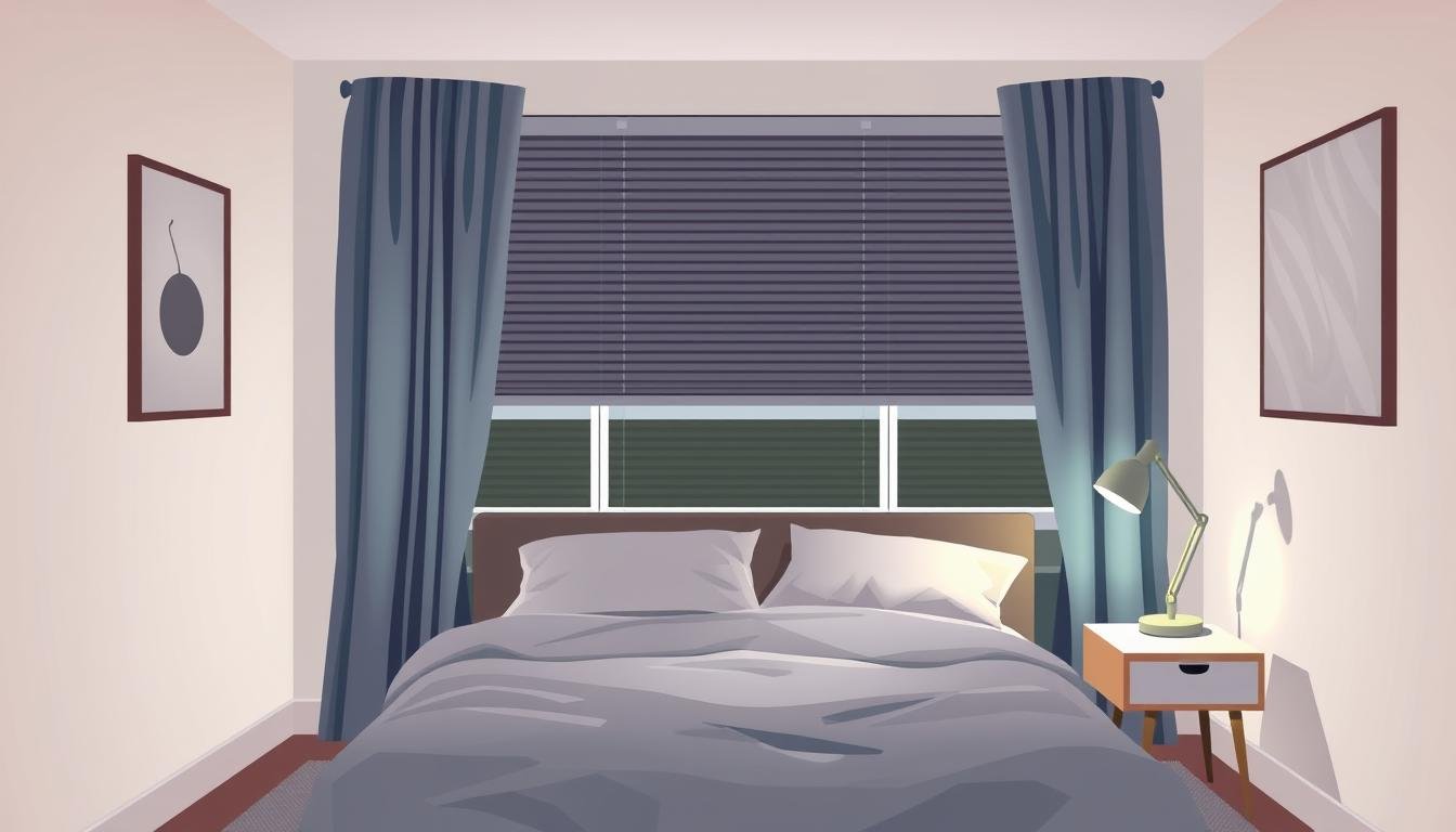 how to darken bedroom on a budget